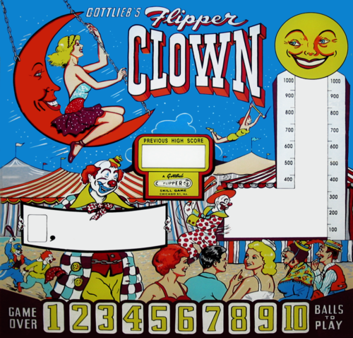 More information about "Flipper Clown (Gottlieb 1962)"