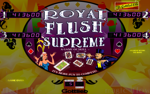 More information about "Royal Flush Supreme (Gottlieb 1983)"
