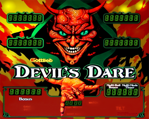 More information about "Devils Dare (Gottlieb)"