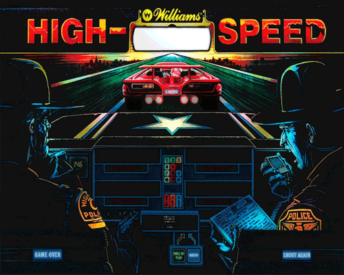 More information about "High Speed (Williams 1986)"