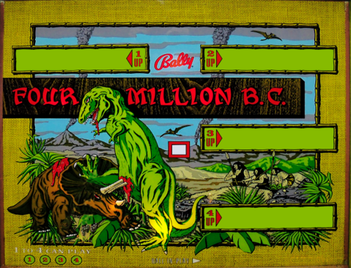More information about "Four Million B.C. (Bally 1971)"