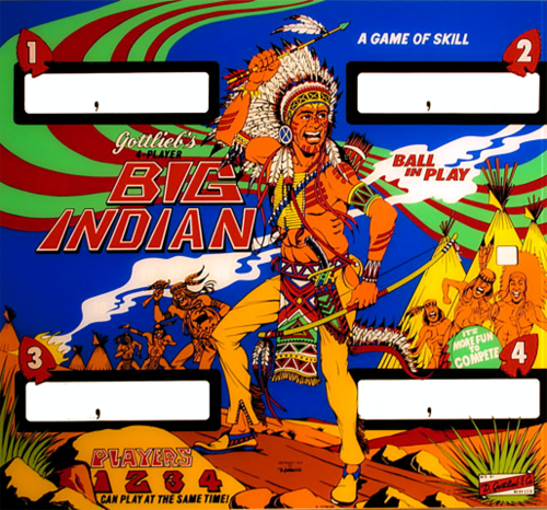 More information about "Big Indian (Gottlieb 1974)"
