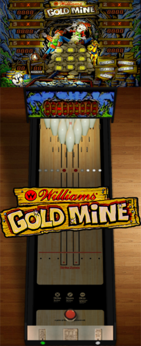 More information about "Gold Mine Shuffle Alley (Williams) (1988) (Rascal and Wildman) (FS) (DB2S) (2 and 3 screen)"