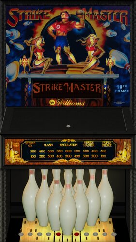 More information about "Strike Master Shuffle Alley (Williams) (1991) (Rascal and Wildman) (1.0) (hybrid)"