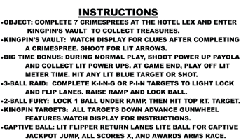 More information about "Kingpin (Capcom 1996) Instruction Cards"