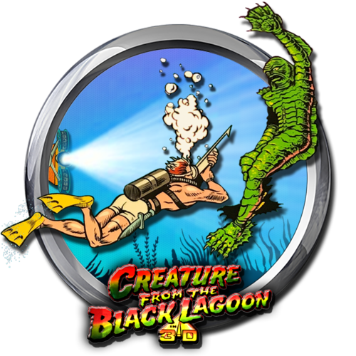 More information about "Pinup system wheel " Creature From The Black Lagoon""