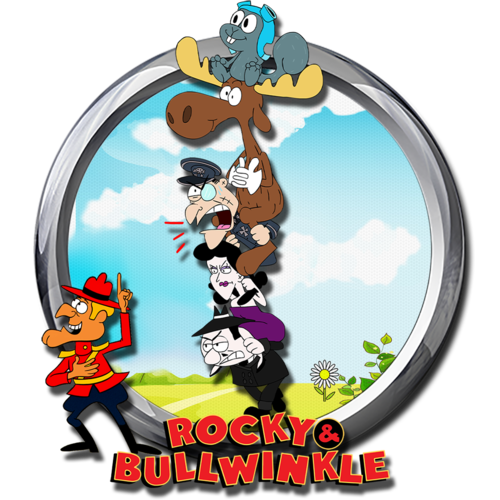 More information about "Pinup system wheel "Rocky & Bullwinkle""
