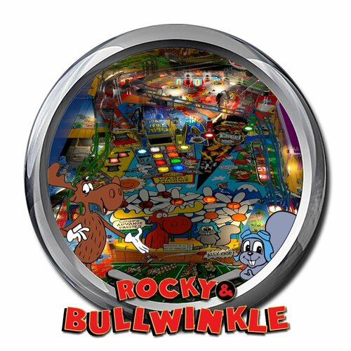 More information about "Pinup system wheel "Rocky and Bullwinkle""