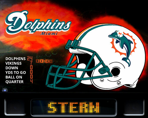 More information about "NFL - Dolphins (Stern 2001) B2S *Fantasy*"