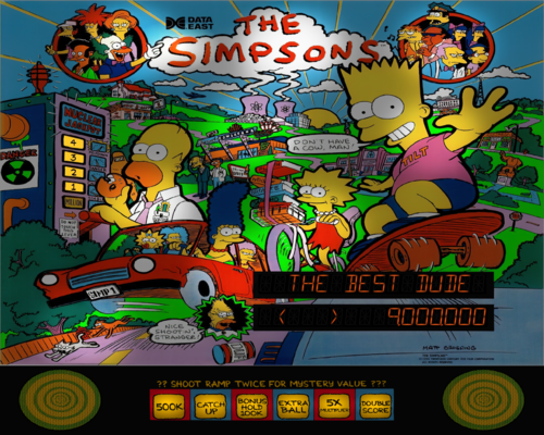 More information about "The Simpsons(Data East 1990)"