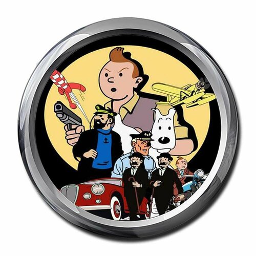 More information about "Pinup system wheel "The adventures of Tintin""