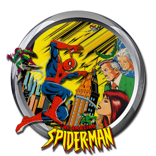 More information about "Pinup system wheel "The Spiderman Amazing""