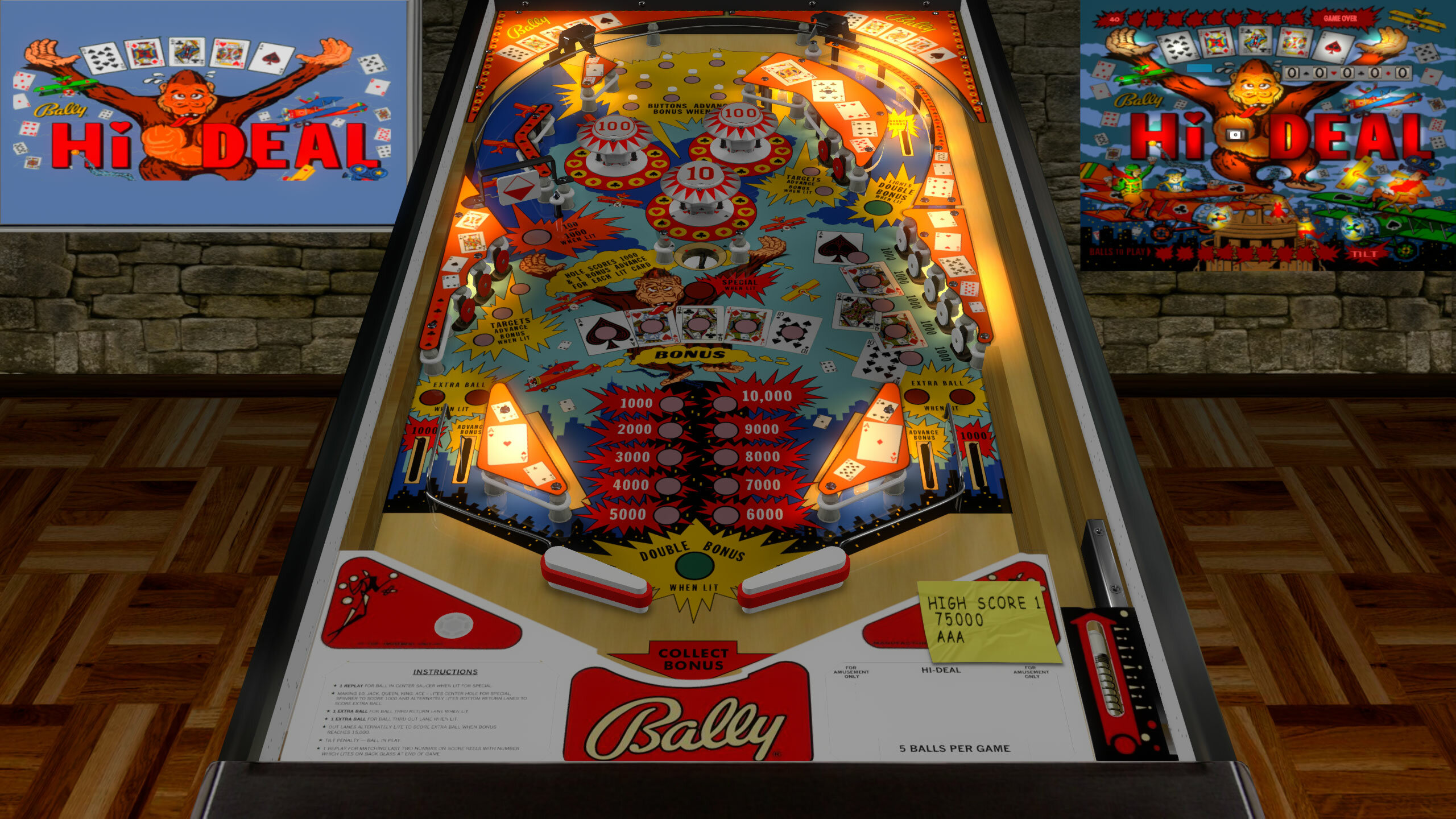 bally hi deal pinball machine