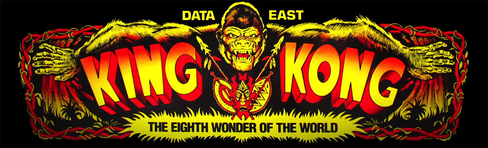 King Kong (Data East 1990) Topper Video+Wheel - Topper King Kong (Data East 1990) Topper Video+Wheel - Topper