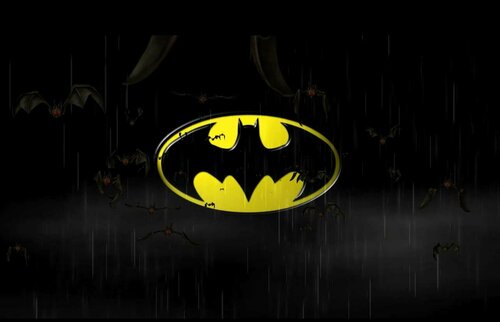 More information about "Full DMD - Batman, rain and lightening with flying bats"