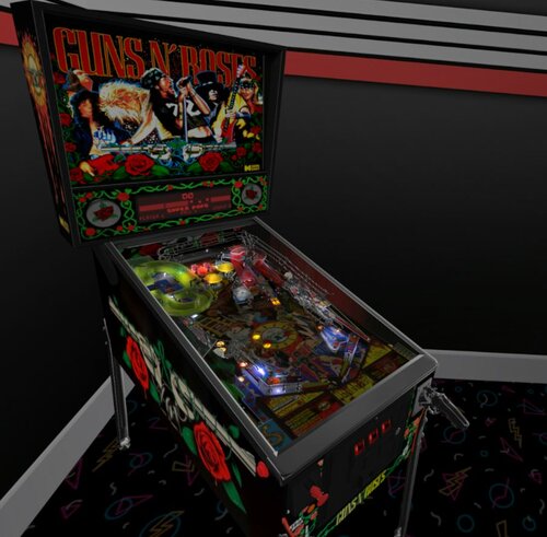 More information about "Guns N Roses Minimal VR Room (Data East 1994)"