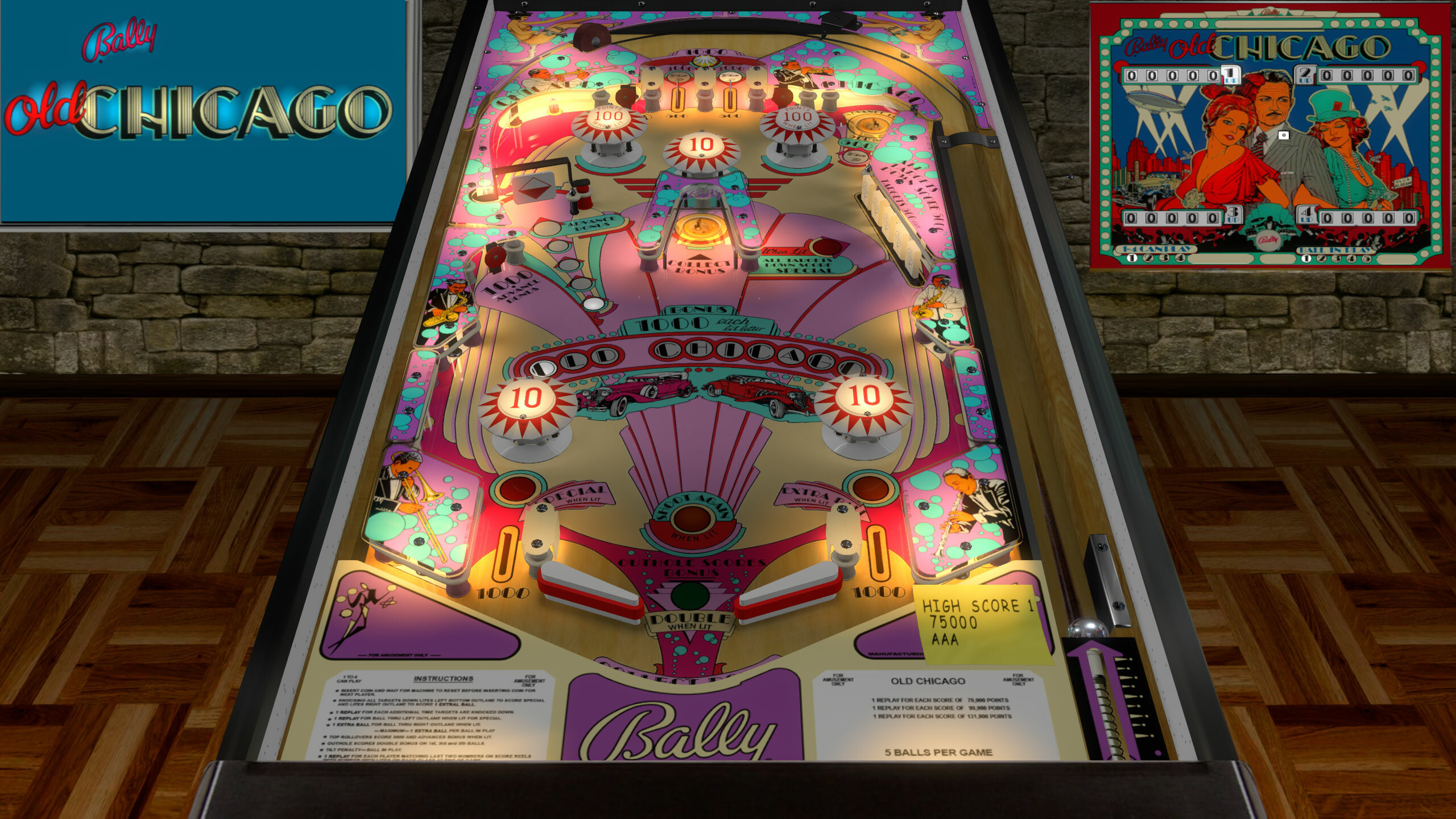 Old Chicago (Bally 1975) - Loserman76 update