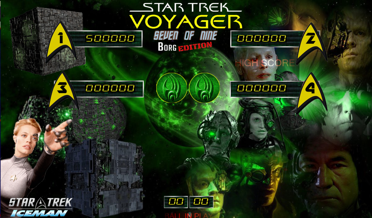 Seven of Nine Star Trek Voyager Borg Edition 1.00 Reskin by Iceman 2022