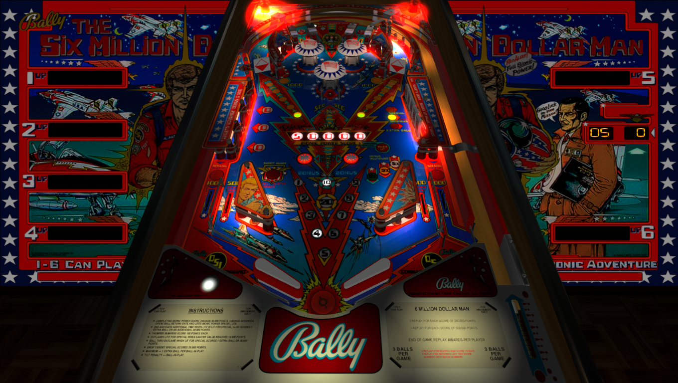 1978 Bally Six Million Dollar Man Pinball Gameplay / Tutorial