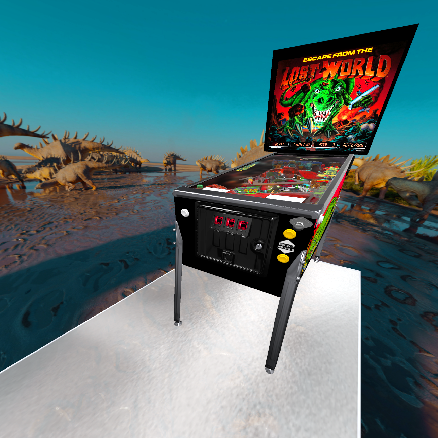 VR Room Escape from the Lost World (Bally 1988)