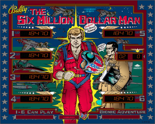 More information about "The Six Million Dollar Man (Bally 1978)"