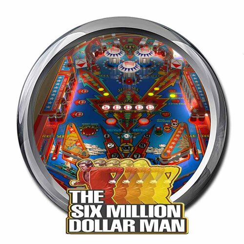 More information about "Pinup system wheel "Six million dollar man""