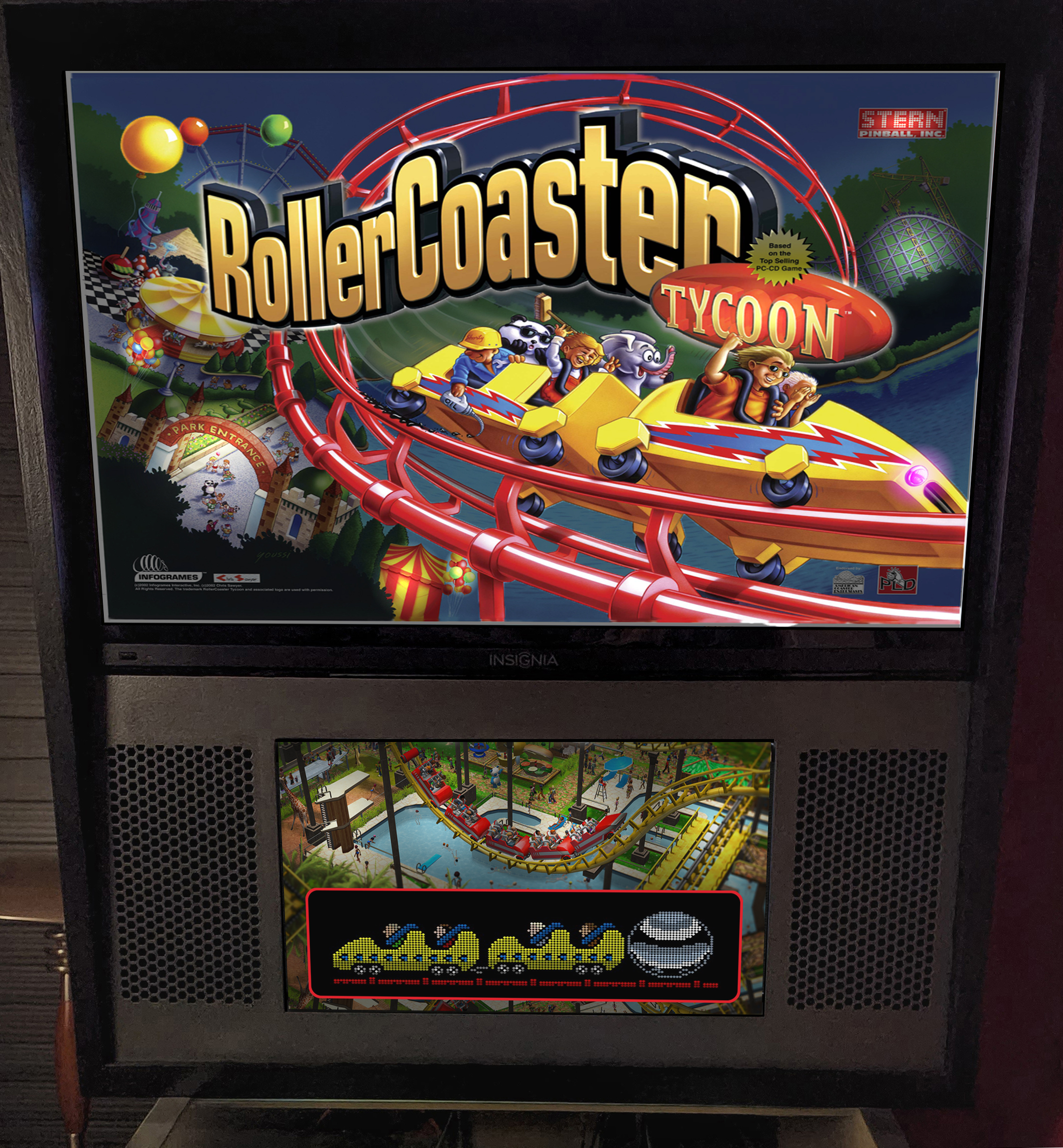 Rollercoaster Tycoon Stern 2002 b2s with full dmd B2S