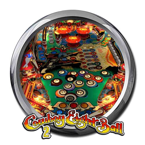 More information about "Pinup system wheel "Cowboy eight ball 2""