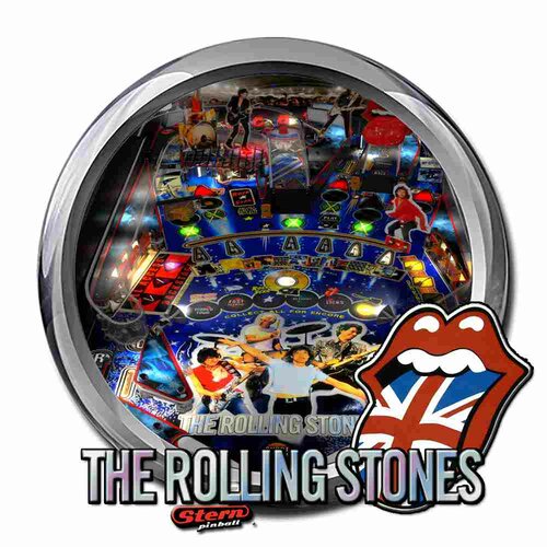 More information about "Pinup system wheel "The Rolling Stones Stern""