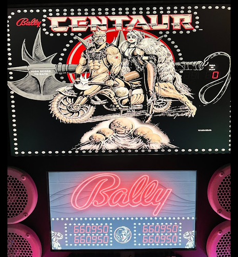 More information about "Centaur (Bally 1981) b2s Full DMD and 3 Screen"