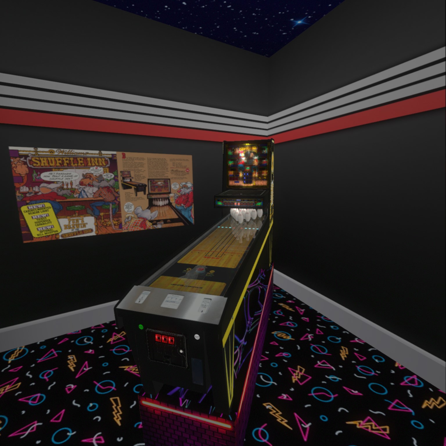 VR ROOM Shuffle Inn (Williams 1989) (10.7)