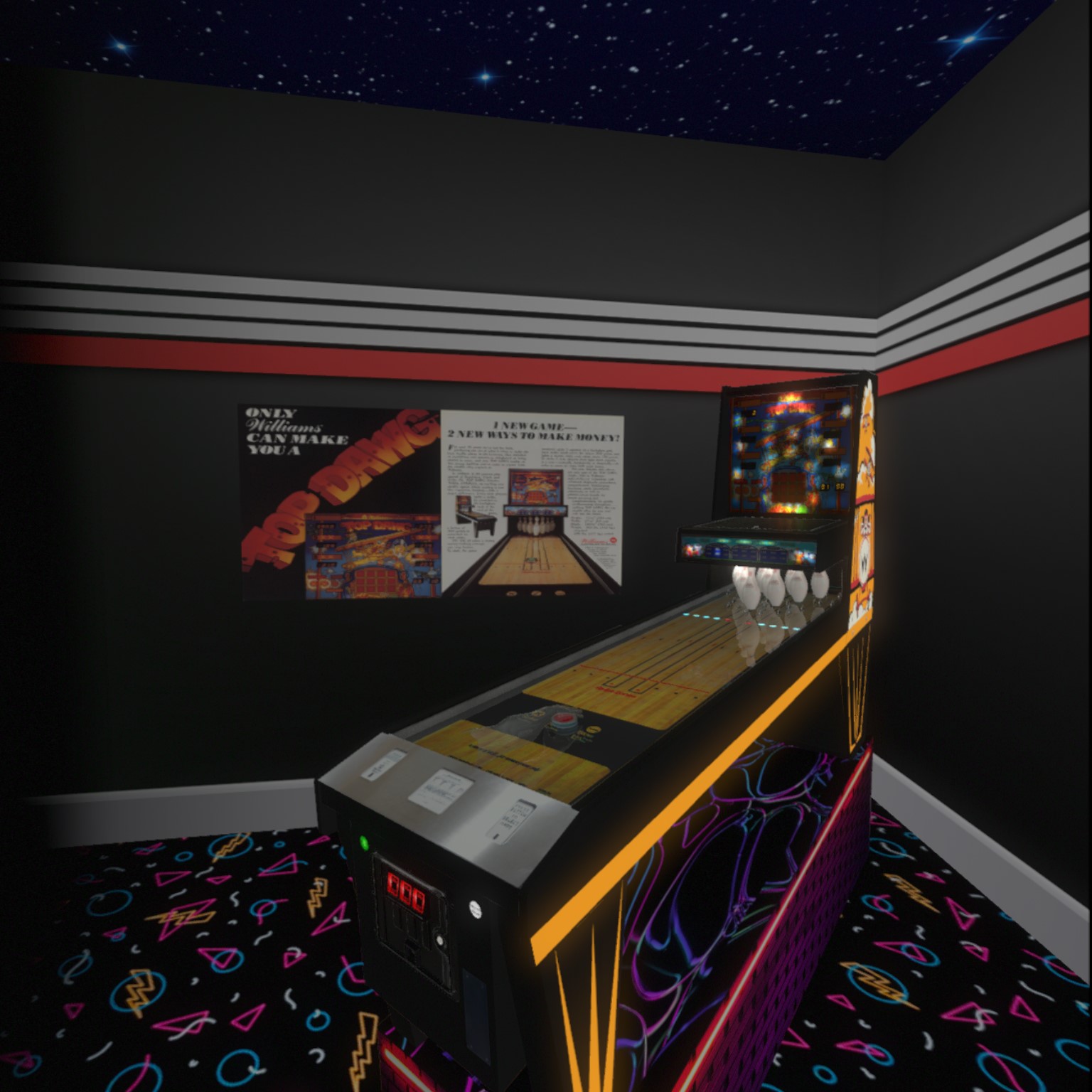 VR ROOM Top Dawg (Williams 1988) (10.7)