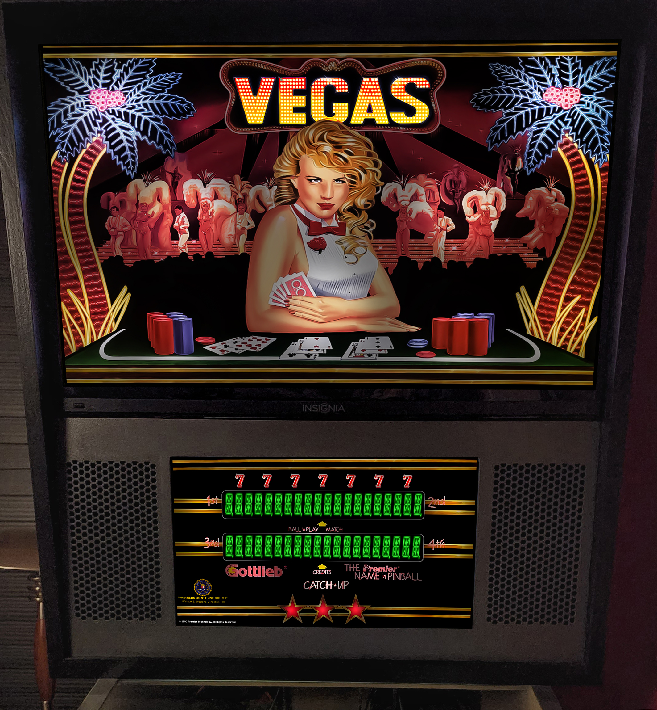 Vegas (Gottlieb 1990) b2s with full dmd - B2S Backglass Downloads