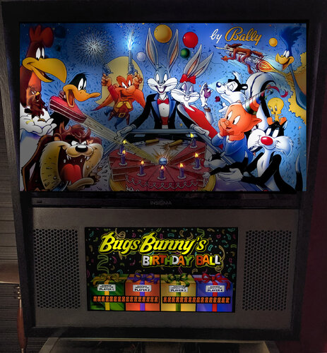 More information about "Bugs Bunny Birthday Ball (Bally 1989) b2s with full dmd"