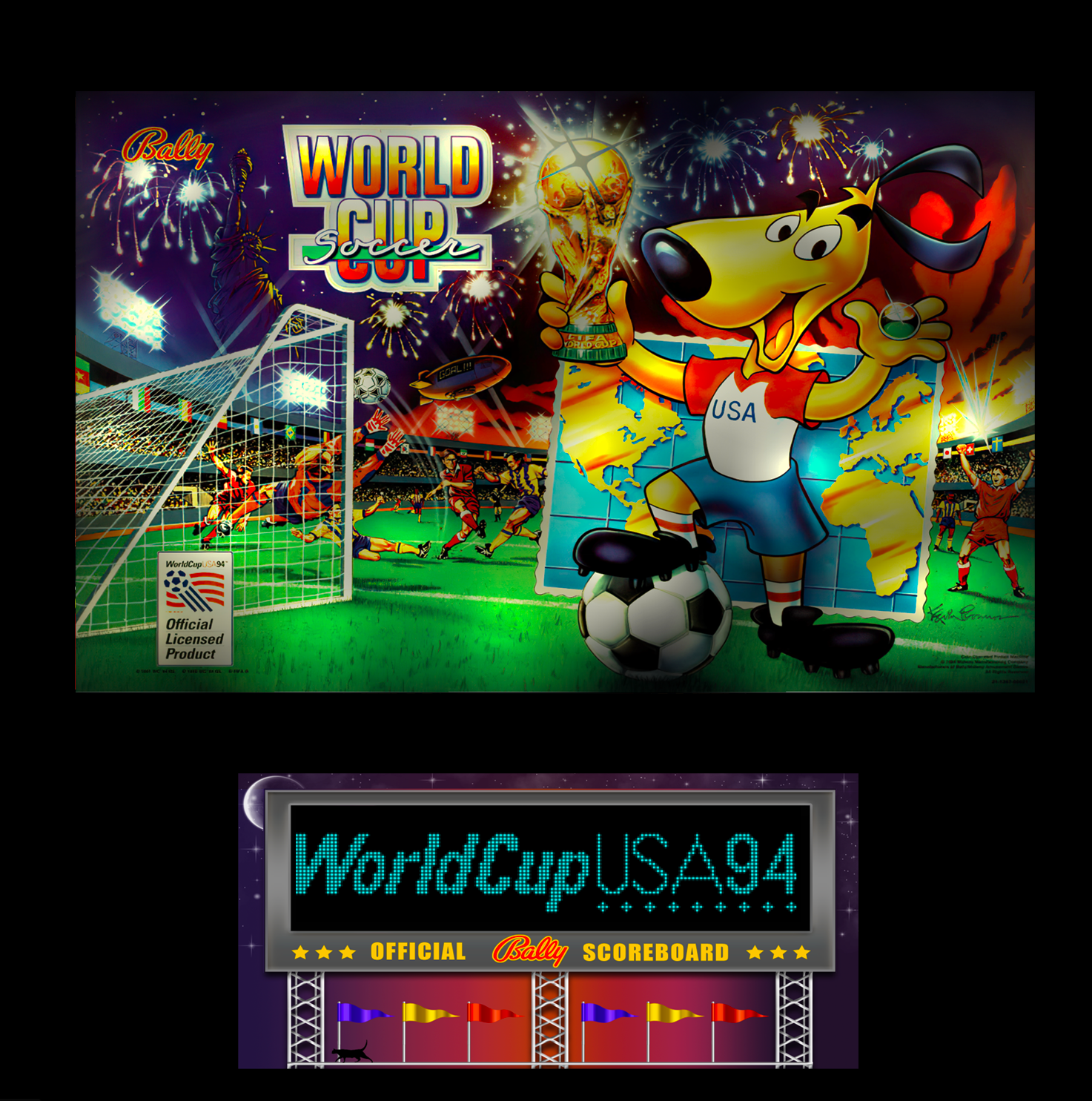 World Cup Soccer '94 Pinball – Rom Upgrade (Bally / Williams