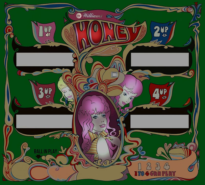 Honey (Williams 1972) B2S (works fine with Thalamus table) - B2S
