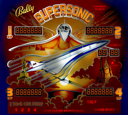 More information about "Supersonic (Bally 1979)"