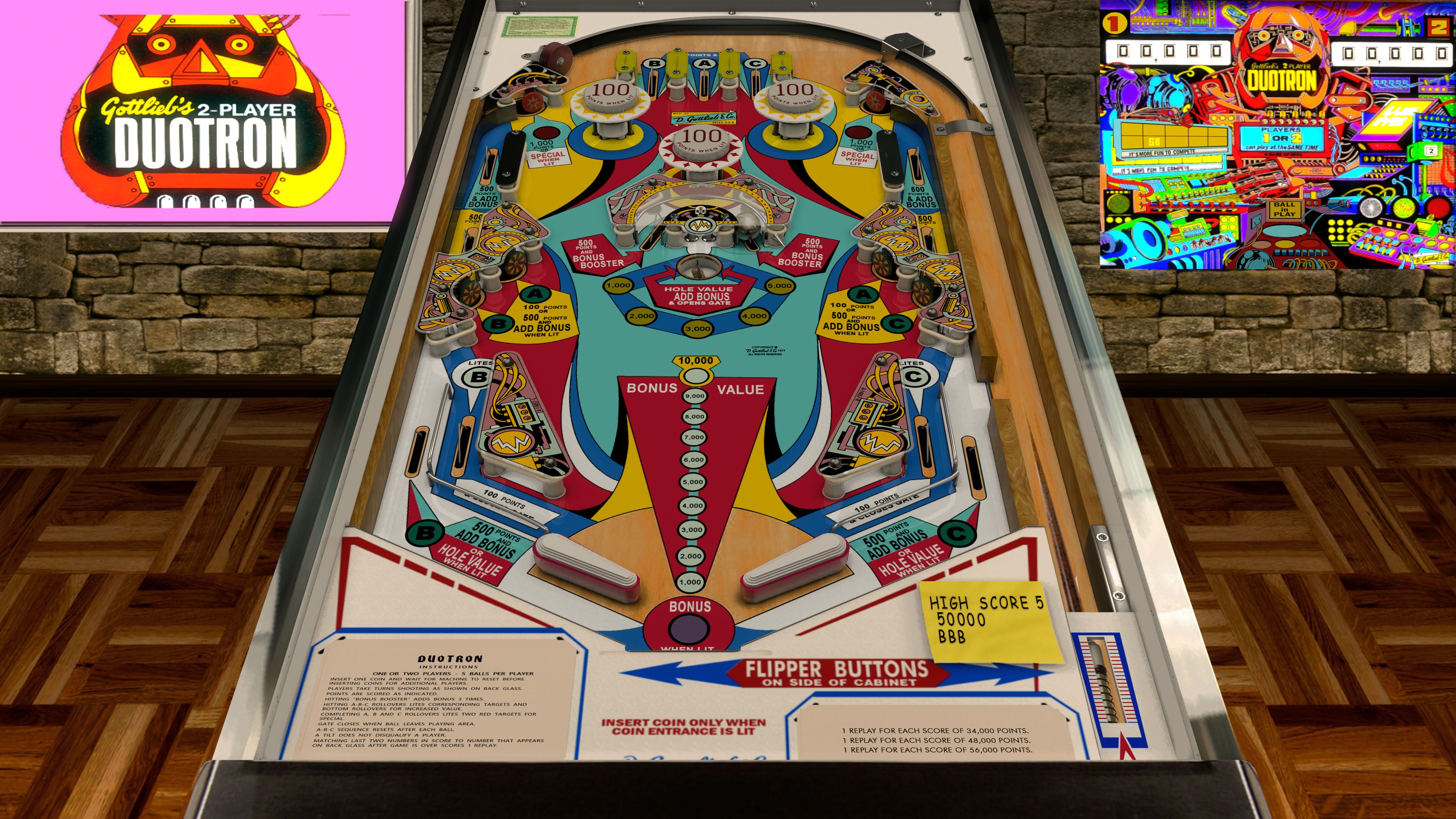 duotron pinball