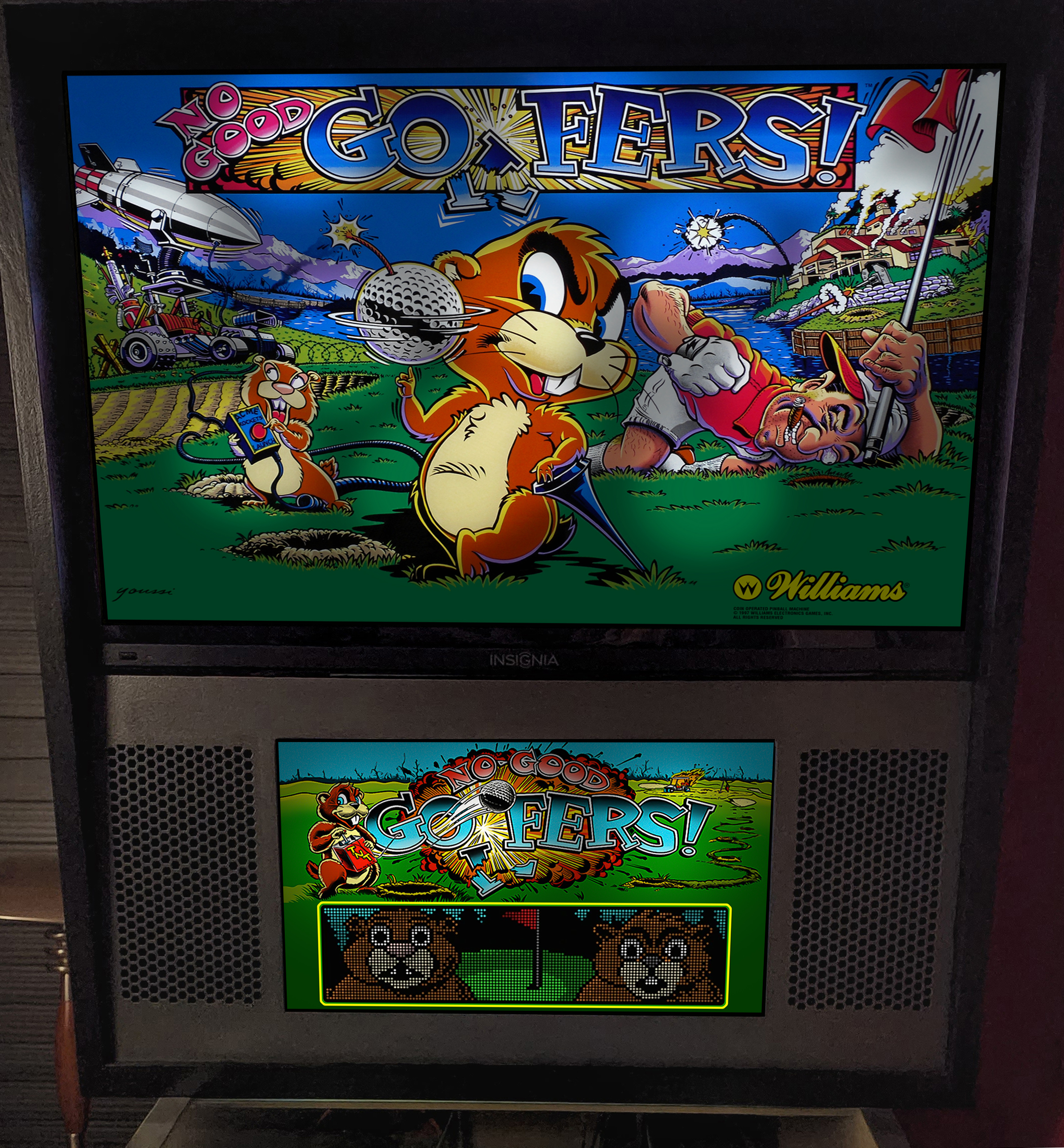 No Good Gofers Pinball Machine by Williams