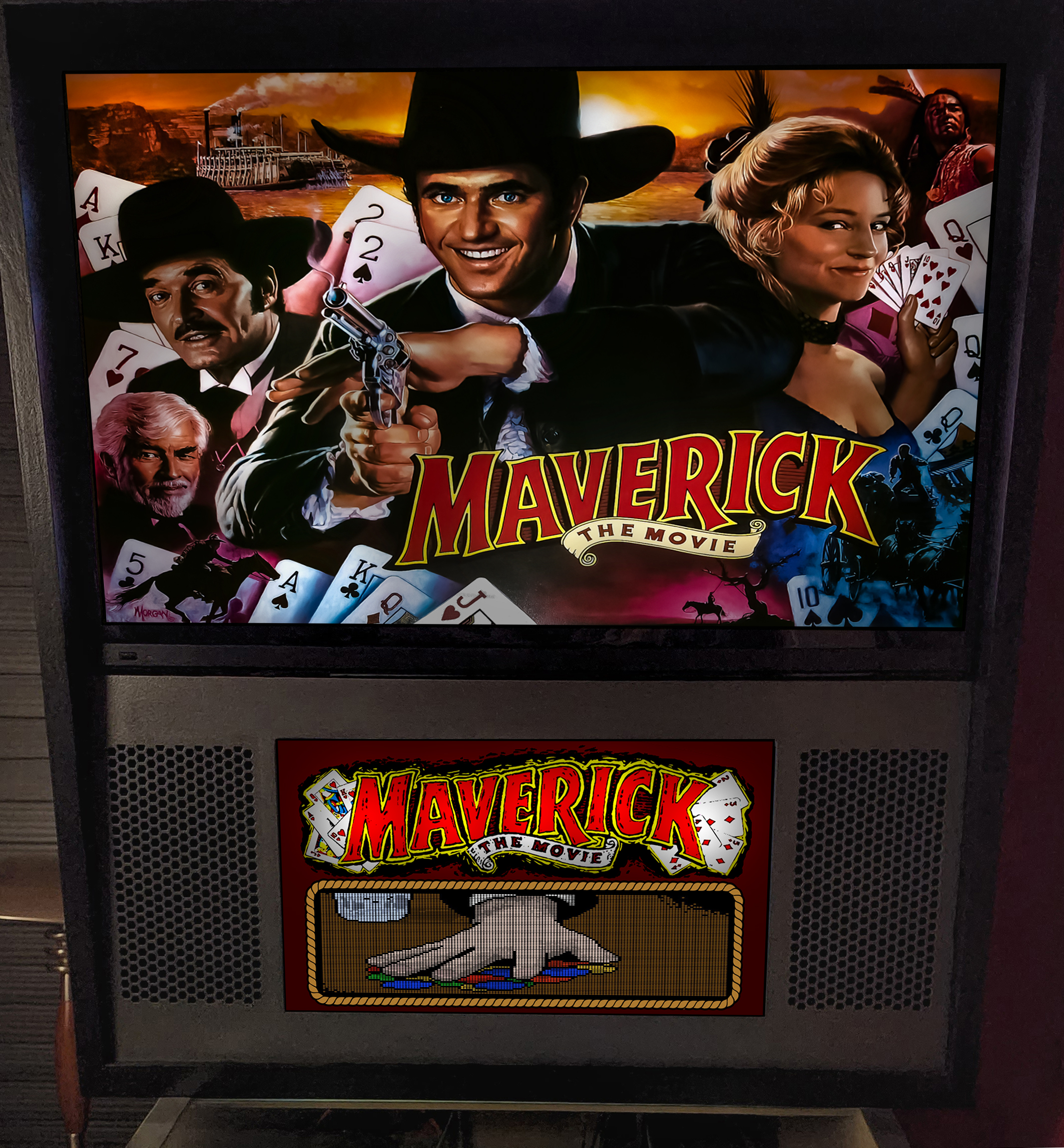 美品 DMC Maverick Yumi_EX Maverick (Data East 1994) b2s with full dmd - B2S