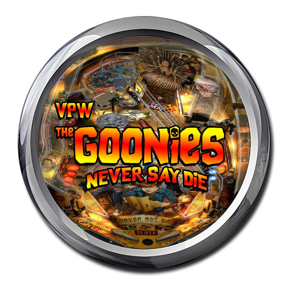 Stickers The Goonies Pour Flipper Pincab – Déco Personnalisée – Neuf