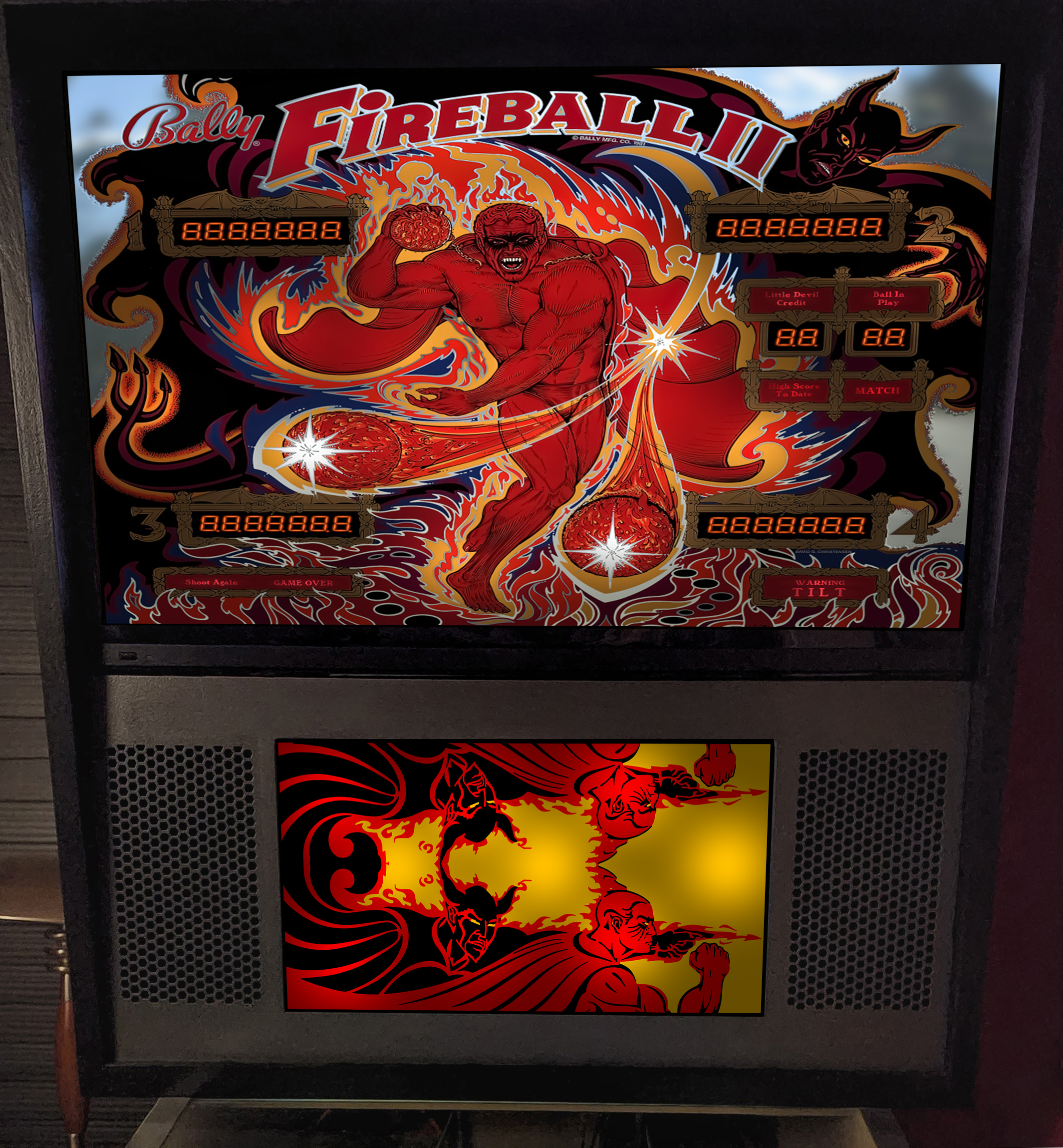 Bally fireball discount 2 pinball