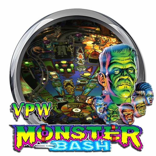 More information about "Monster Bash (Williams 1998) (VPWmod) (Wheel)"