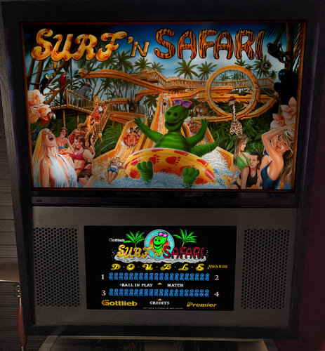 More information about "Surf ' N Safari (Gottlieb 1991) b2s with full dmd"