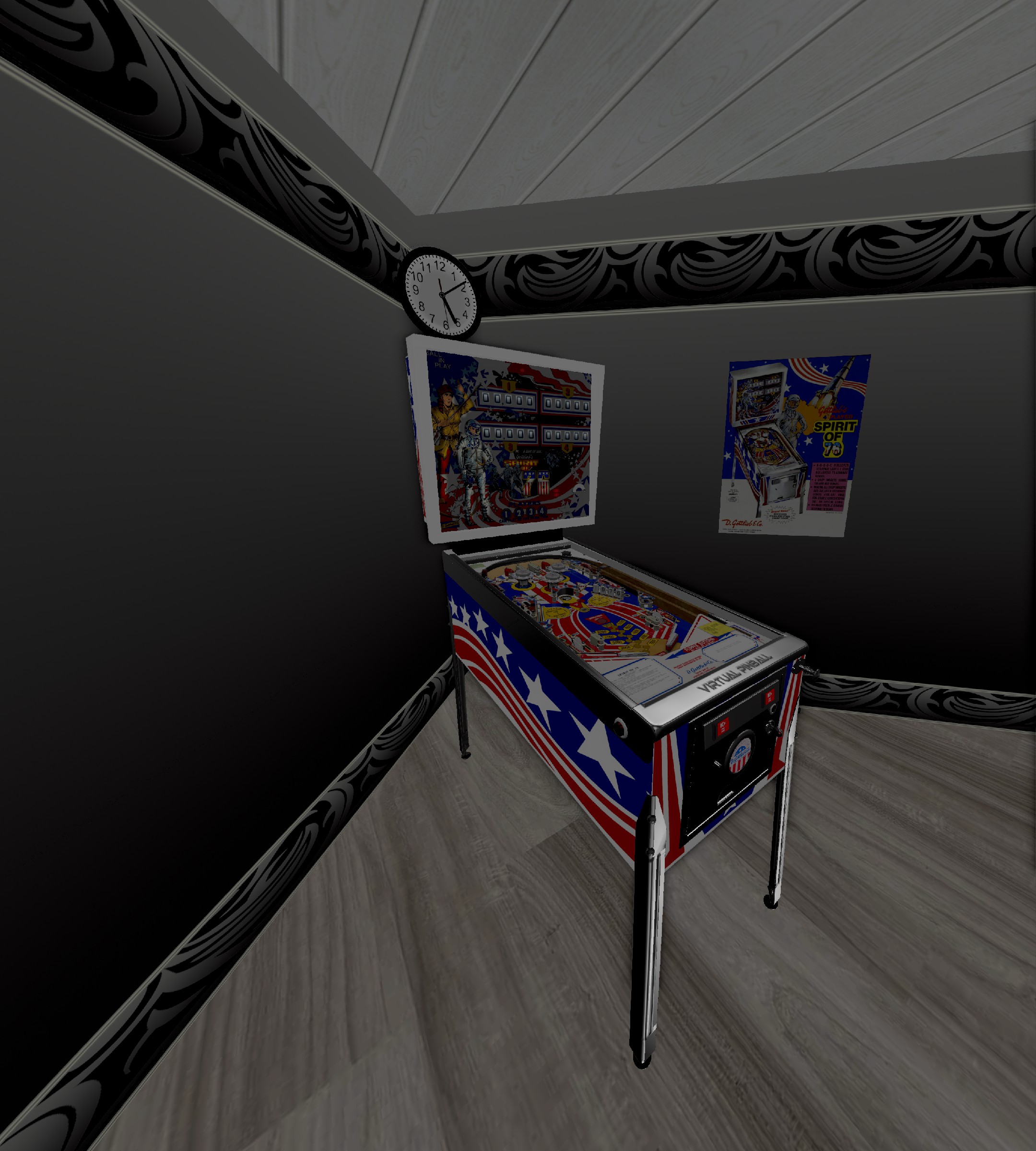 Spirit Of 76 (Gottlieb 1975) (VR Room)