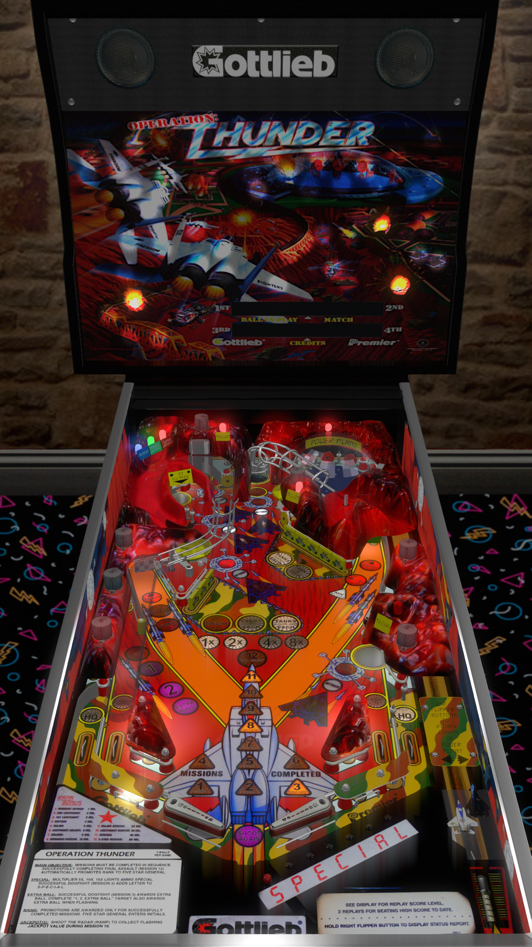 operation thunder pinball