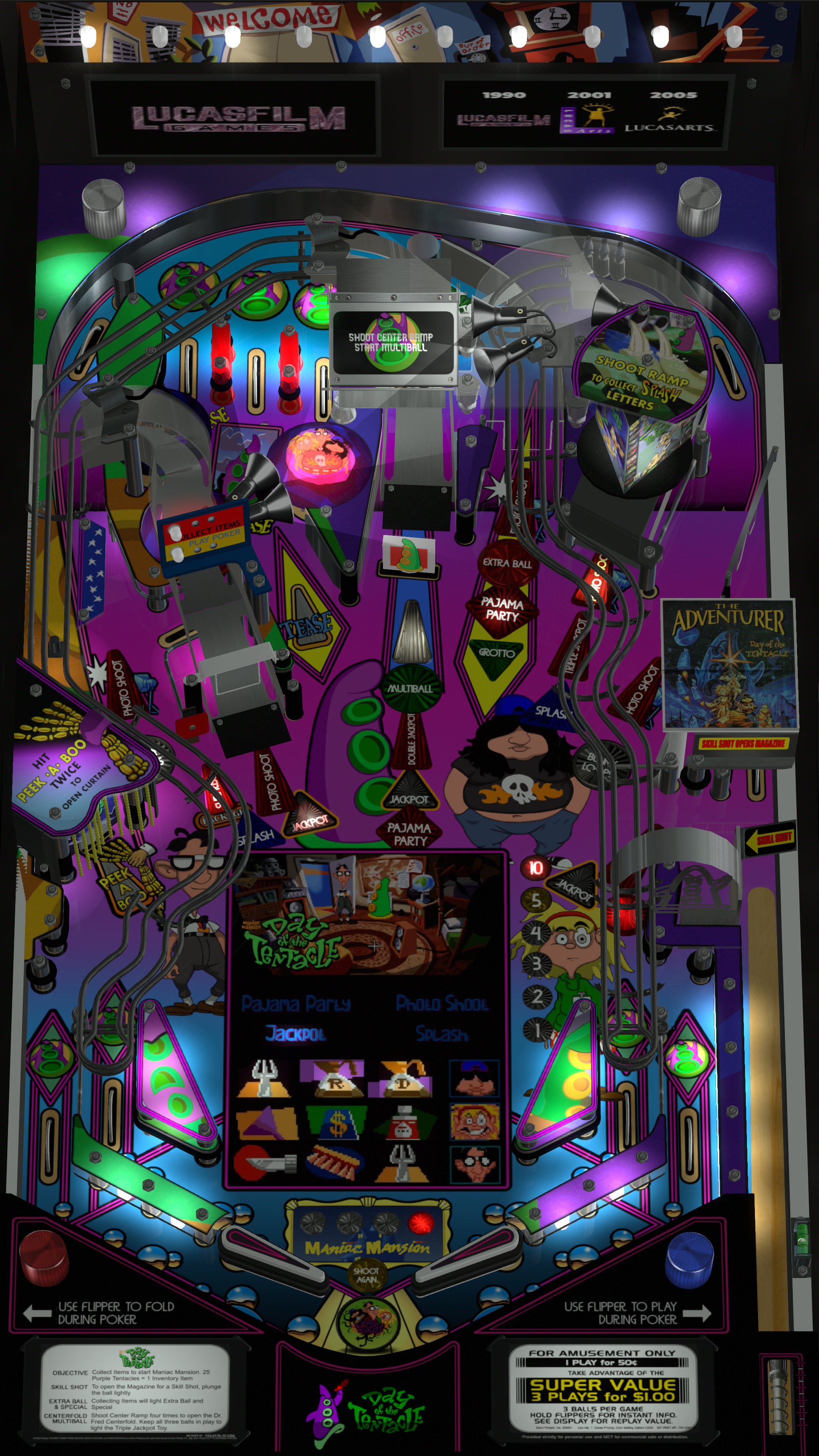Day of the Tentacle (Stern 2002) RyGuy Mod