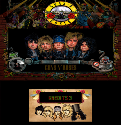More information about "Guns N' Roses (LE) (Jersey Jack 2020) b2s with Full DMD"