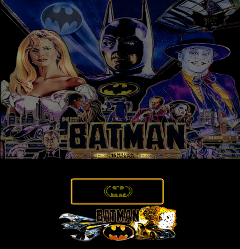 More information about "Batman (Data East 1991) b2s with Full DMD"
