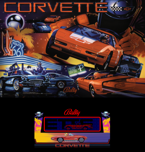 More information about "Corvette (Bally 1994) b2s with full DMD"